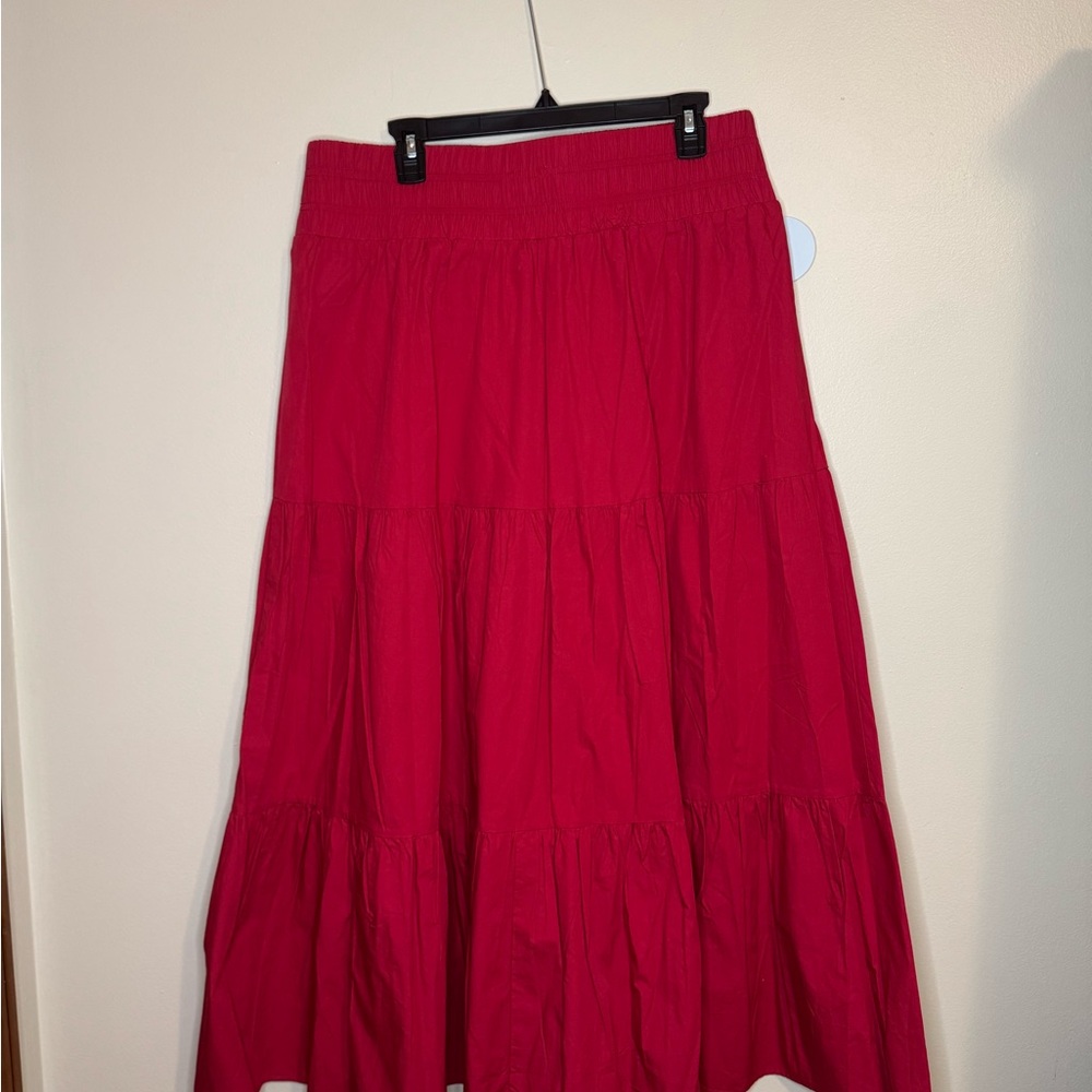 Hill House Home “Florence” Nap Skirt – Victorian Red (NWT) - Picture 2 of 4
